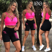 Shorts Flash Rosa Neon